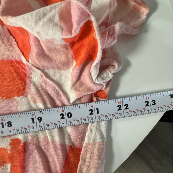 Anthropologie Maeve Picnic Graphic T Shirt Pink Combo Large Gingham size large - Picture 5 of 9